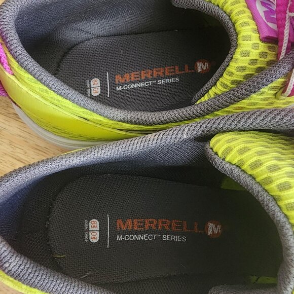 Merrell M-Connect Shoes Womens Size 7 High Viz Purple Vibram Running J06300 - Picture 10 of 12